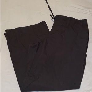Black scrub pants